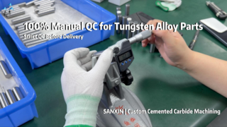 %100 Manuel Kalite Kontrol Denetimi | Tungsten Karbür Çubuk, Çubuk, Silindir, Piston ve Şaft Hassas İşleme