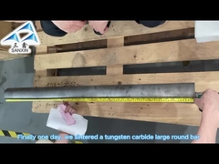 Süper Büyük Tungsten Karbid Yuvarlak Çubuk Sinterleme ve İşleme